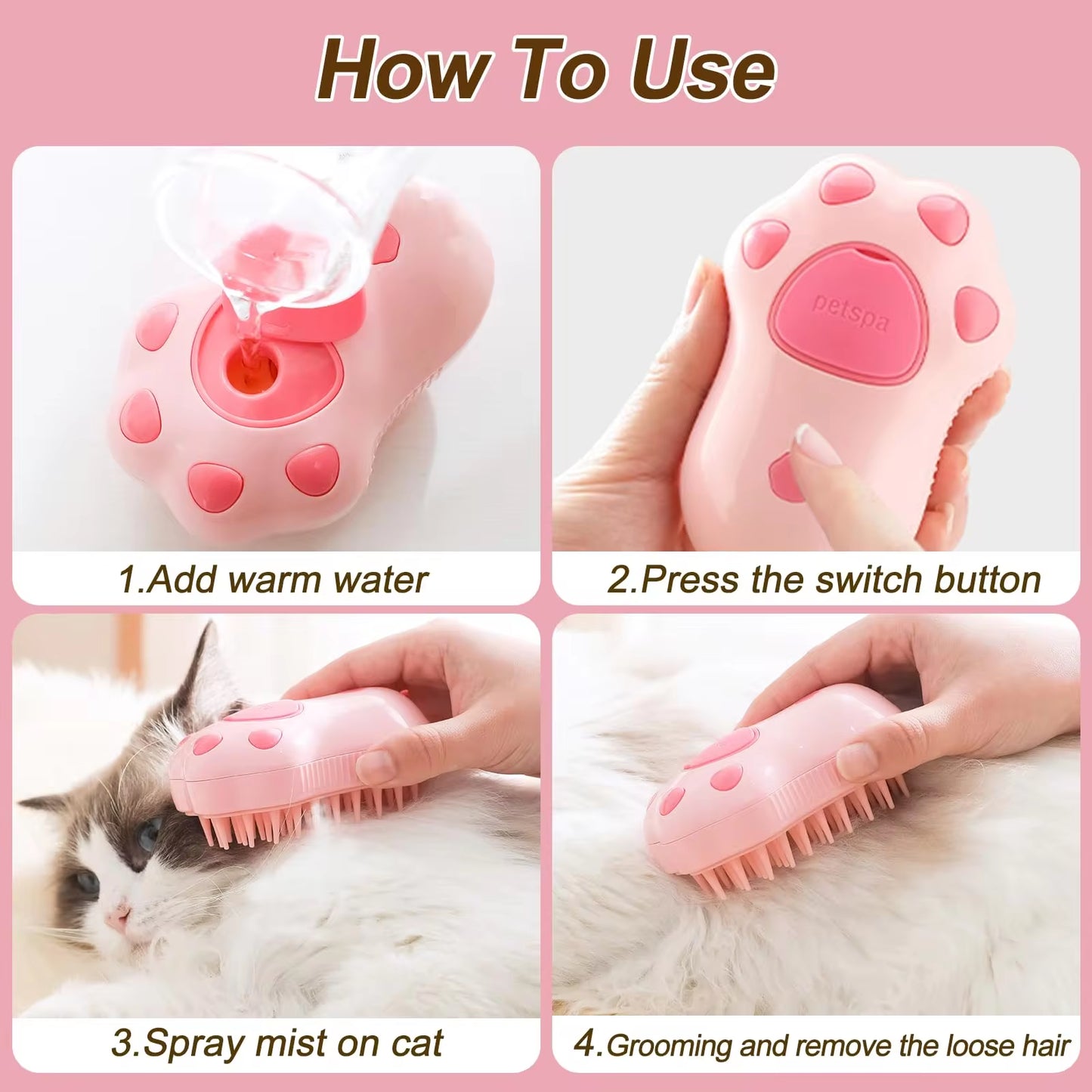 PawSpa 3-in-1 Brush